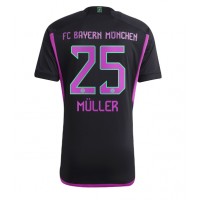 Bayern Munich Thomas Muller #25 Vonkajší futbalový dres 2023-24 Krátky Rukáv
